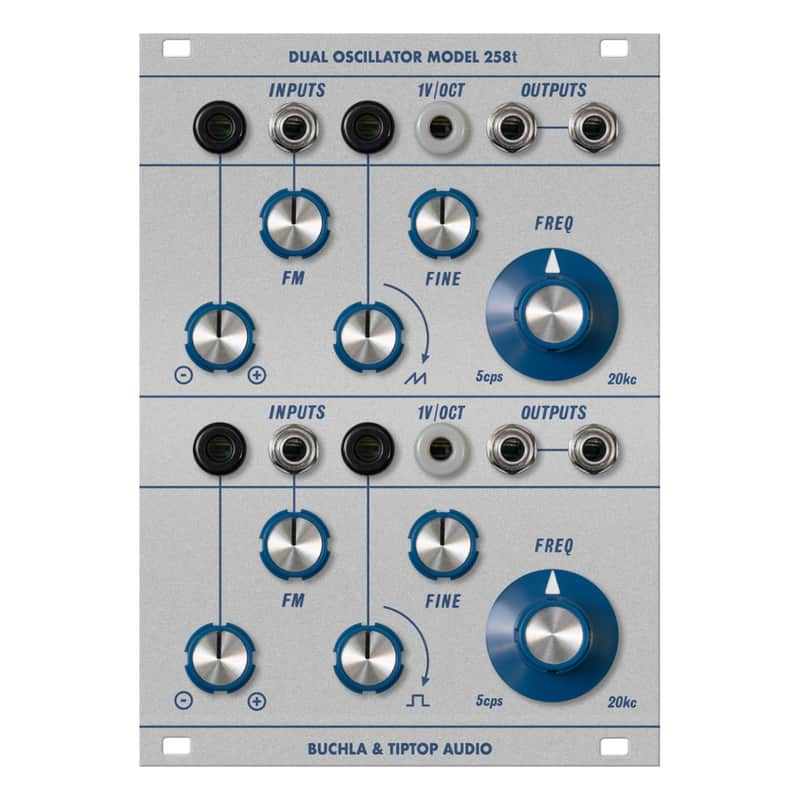 TipTop Audio 258t Dual VCO Eurorack Module (Buchla) image 1