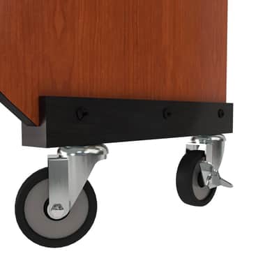 A&S Crafted Products WK Wheel Kit Add-On for Studio™ Guitar Case Racks image 1