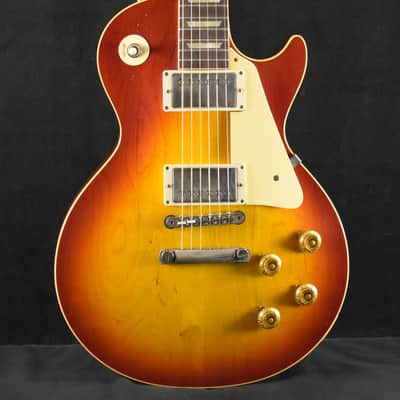 Gibson Murphy Lab 1958 Les Paul Standard Washed Cherry Sunburst Ultra Light Aged image 1