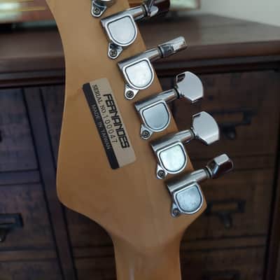 1997 Fernandes Decade A2 Electric Serial No. 100047 image 9