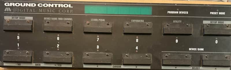 Digital Music Corp. Ground Control Programmable MIDI Foot Controller mids 1990 image 1