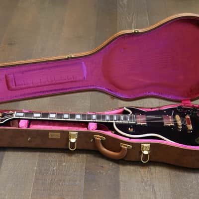 2016 Gibson Custom Shop Les Paul Custom Electric Guitar Black Ebony + COA OHSC image 22