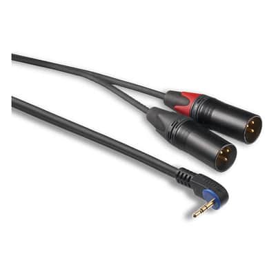 Mogami 3.5mm TRS Minijack to 2 x XLR Plug Cable - 1M (3.5S-31060-2XM-1) image 4