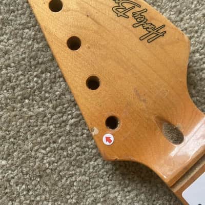 Harley Benton Guitar Strat Style Maple Wood Neck, 22 Frets Fingerboard image 13