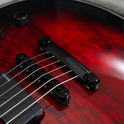 ESP E-II Eclipse Electric Guitar, Ebony Fingerboard, See Thru Black Cherry Sunburst image 13