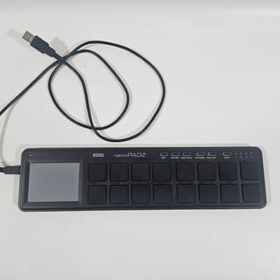 Korg nanoPAD2 Slimline USB MIDI Drum Pad Controller - Black image 2