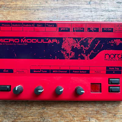 Nord Micro Modular Desktop Virtual/Digital Synthesizer/ Late 90s comes with Large Preset Library