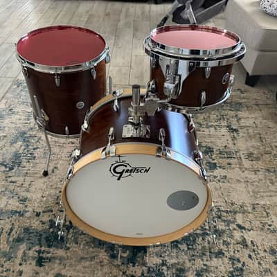 Gretsch Brooklyn 3pc Drum Set Satin Antique Maple image 2
