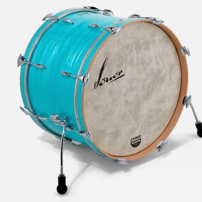 Sonor Vintage Series 14x22" Bass Drum - California Blue image 8