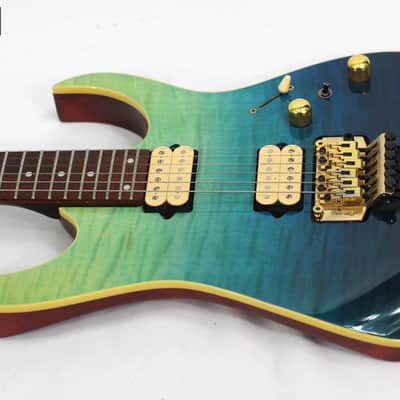 Ibanez RG420HPFM-BRG High Performance Blue Reef Gradation image 4