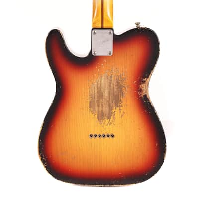 Fender Custom Shop 1955 Telecaster Heavy Relic 2-Tone Sunburst over Blonde Masterbuilt Andy Hicks image 6