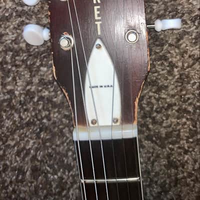 Vintage Harmony Rocket hollow body electric guitar made in usa image 2