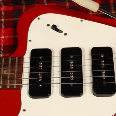 1965 Gibson Firebird III Non-Reverse - Cardinal Red - All Original image 9