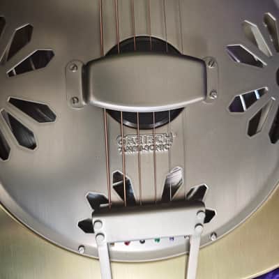 Gretsch G9202 Limited Edition Honey Dipper Round-Neck Special Resonator 2010s - Bell Bronze image 10