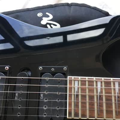 Ibanez RG370DX Electric Guitar Black Tremolo w/ Gig Bag NICE image 6