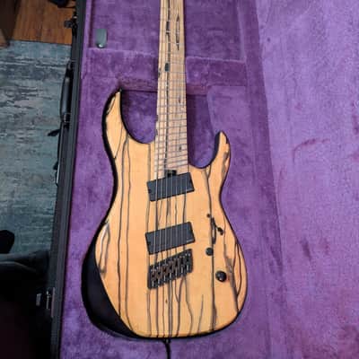 Legator NRF7-200 Ninja R 200 7-String Multi-Scale with Maple Fretboard 2010s Solid Purple Burl image 1
