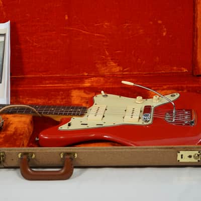 1962 Fender Jazzmaster Dakota Red OHSC image 5