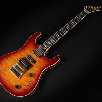 1987 Gibson US-1 - Sunburst | USA Vintage Super Strat HSS Quilt Maple Top Factory Kahler Tremolo Ebony Fretboard 24 Frets | CoA OHSC image 5
