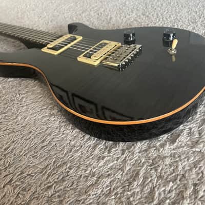 PRS SE Custom 22 2007 MIK HH Transparent Black Paul Reed Smith Electric Guitar image 4