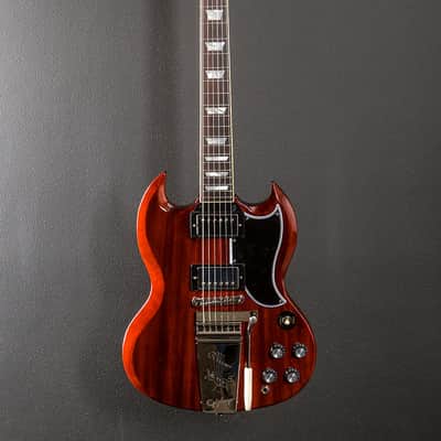 Epiphone "Inspired by Gibson Custom" 1964 SG Standard Reissue w/Maestro Vibrola - Cherry Red image 3
