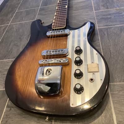 Teisco Del Rey ET-220 1964 Tobacco Sunburst image 3