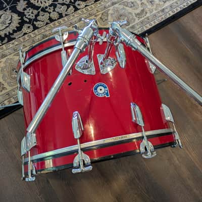 Beverley "Panorama" Drumkit 1960s-70s - Red Silk image 18