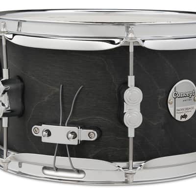 PDP Concept Series Black Wax Maple Snare, 6x10, Satin Black w/Chrome Hardware (PDSN0610BWCR) image 7