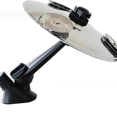 Car Cymbal Air Vent – Mini Car Drum Cymbal for Car Vent, Easy Clip-On Car Crash Cymbal, Perfect for Music Lovers, Make Your Driving More Fun (1, Silver) image 1