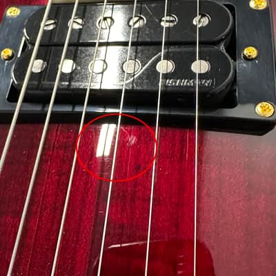 LTD EC-1000T CTM - See Thru Black Cherry #20253 (Factory Demonstration Model) image 8