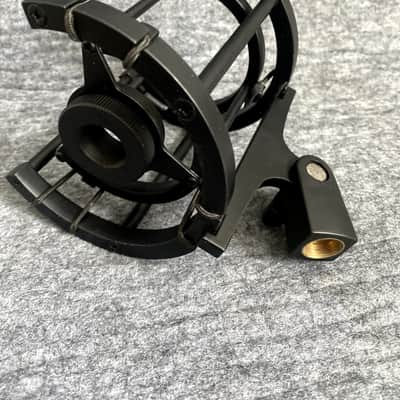 Deluxe Black Curved 22 Mm Thread Microphone Shockmount Apex Nady T Bone image 5