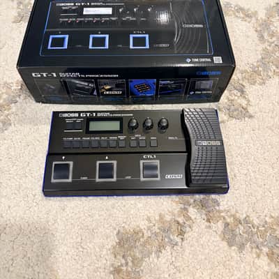 Boss GT-1 Guitar Effects Processor 2016 - Present - Black image 1