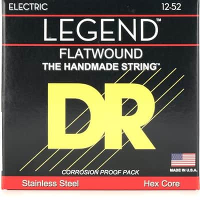 DR Strings LEGEND™ - Polished Flatwound Electric Guitar Strings: Medium 12-52 image 2