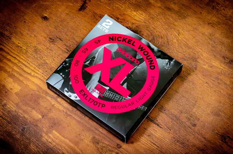 (8 SETS) D'Addario EXL170 Nickel Wound Long Scale Light Bass Guitar Strings, 45-100 (NEW/SEALED)