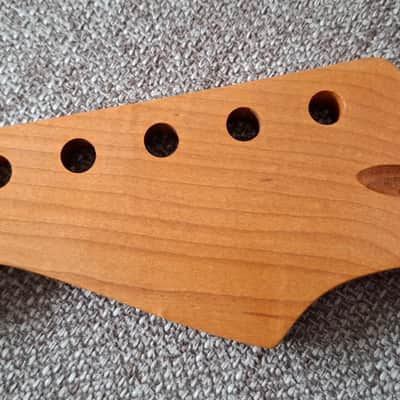 Left-Handed 22 Fret Roasted Maple Stratocaster Strat Guitar Neck image 2