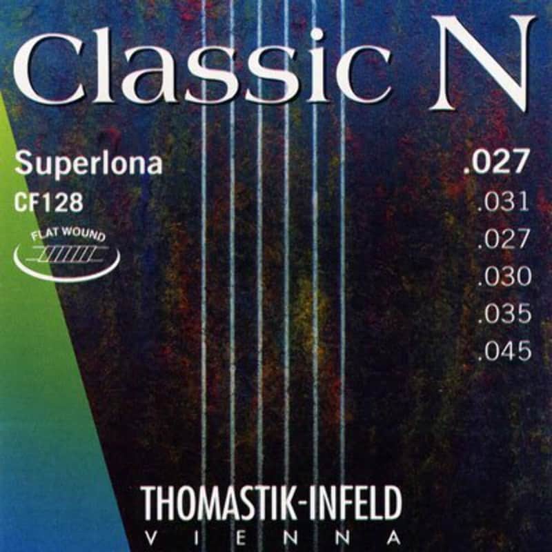 Thomastik-Infeld CF128 Classic N Superlona Classical Guitar Strings Normal Tension (Flatwound Basses + Wound G) image 1