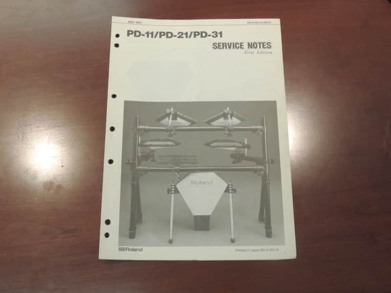 Roland PD-11/PD-21/PD-31 Service Notes [Three Wave Music] image 1