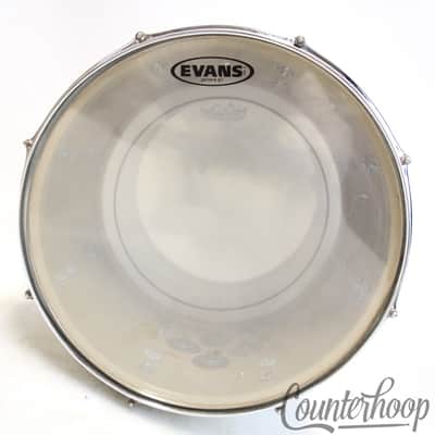 Slingerland 14x10" Silver Sparkle Tom Drum 70s Chrome Sound King Set-O-Matic USA image 8