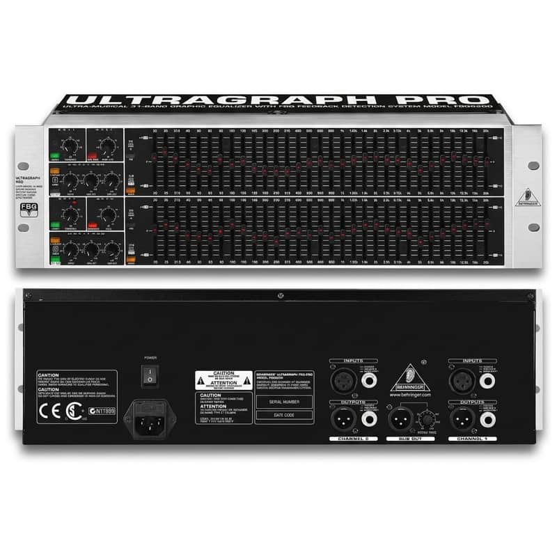 Behringer ULTRAGRAPH PRO FBQ6200 (Discontinued) w/ Box NOT FUNCTIONING  – For Parts or Repair image 1