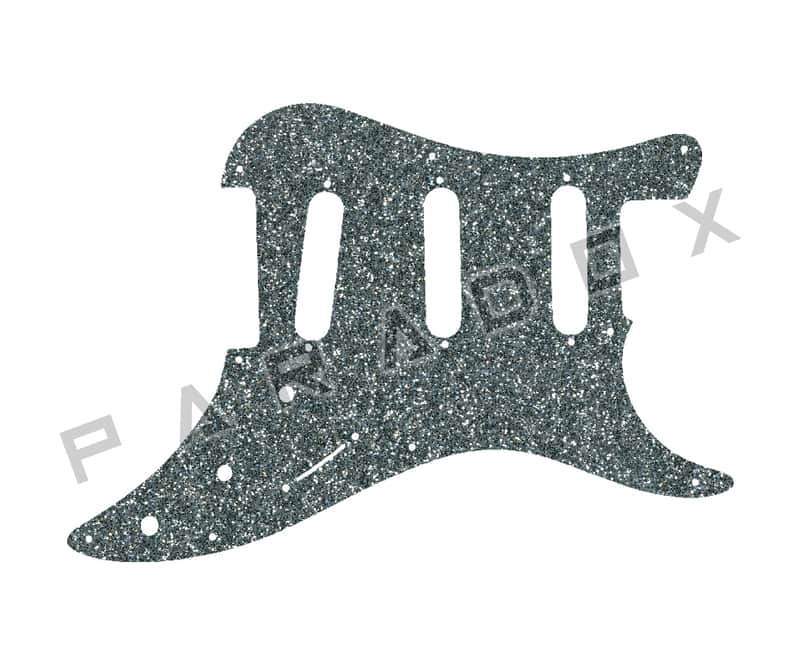 Custom Pickguard For 1986 - 1988 Made in Japan Squier by Fender Bullet S-3T - Silver Sparkle Acrylic .112" image 1