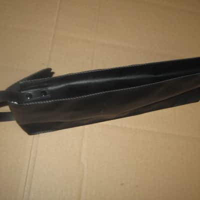 lightly used - very clean genuine BOSS vinyl pouch for FV300H, FV300L, and similar size size Boss pedals (NO pedal included) 1990s - Black Vinyl Exterior / Black Thin Canvas Interior image 7