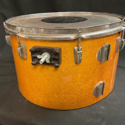 Ludwig Vintage Marching Tom Drums - Gold Mist image 8