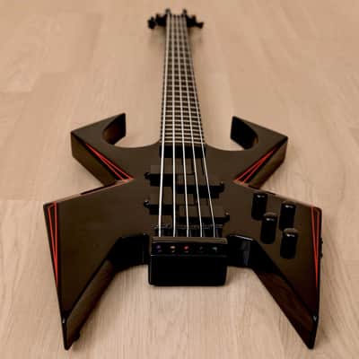 2009 BC Rich Widow WMD 5-String Bass w/ P-Style Pickups & Active Preamp, Black Onyx image 10