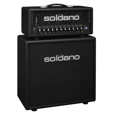 Soldano Astro-20 20-watt 3-channel Tube Head with 1 x 12" Cabinet - Black image 1