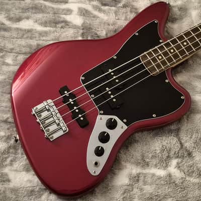 Squier Vintage Modified Jaguar Bass Special SS - 30" Short Scale - Candy Apple Red - 2018 - Black Headstock - 4-String - Fender Gig Bag image 1
