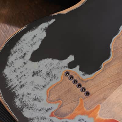 2007 Fender Artist Series Joe Strummer Telecaster MIM Electric Guitar Black Relic + OHSC image 14