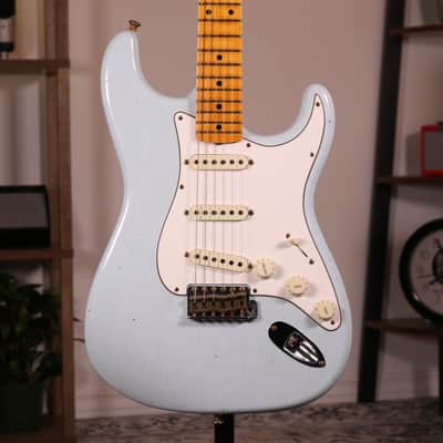 Fender Custom Shop Tomatillo Stratocaster Special Journeyman Relic - Maple Fingerboard, Super Faded Aged Sonic Blue image 16