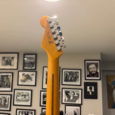 Fender American Ultra II Stratocaster with Ebony Fretboard 2024 - Present - Texas Tea image 3