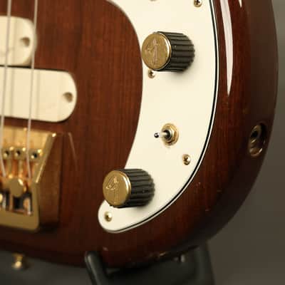 1983 Fender Gold Elite II Precision Bass Walnut image 7