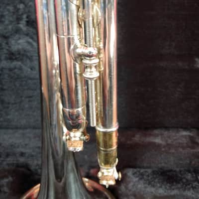 Besson MEHA .470" LARGE BORE 1972 - SILVER & GOLDPLATED image 12