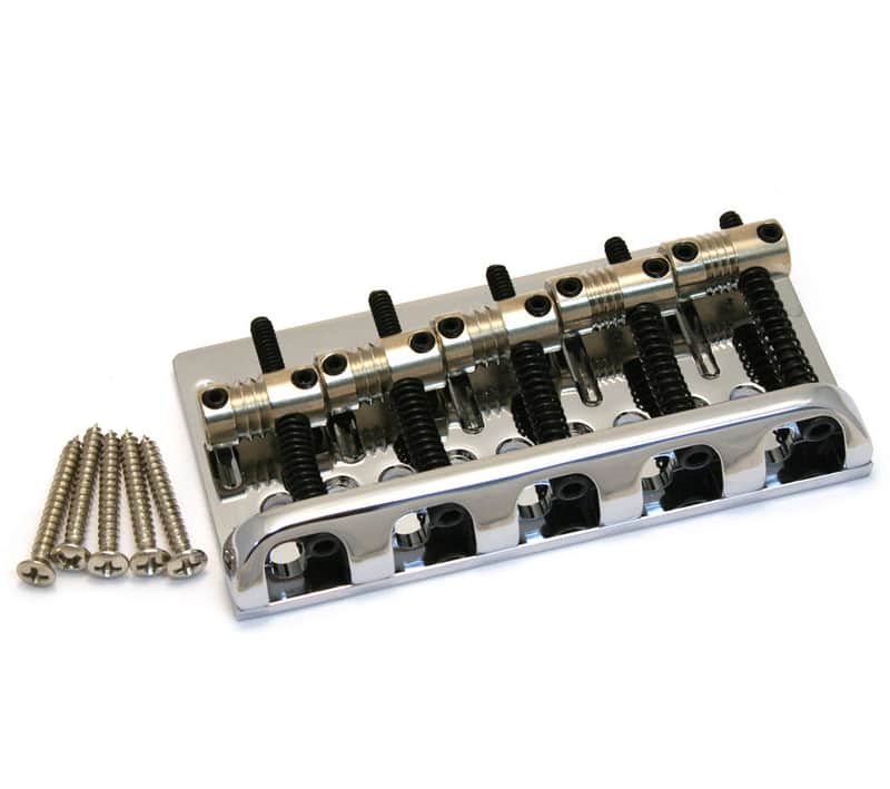 Fender 007-5128-000 American Standard Bass V Bridge Assembly image 1
